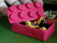 instructables sherrycayheyhey Tiny Polymer Clay Lego Box